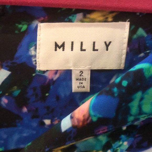 NWT Milly dress in jewel print, size 2 - Picture 2 of 5